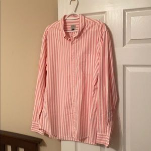 J. Crew Candy-Striped Button Down Cotton Shirt